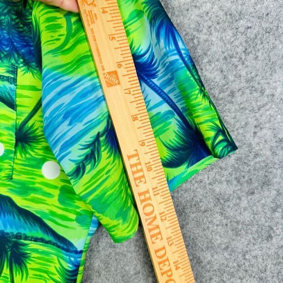 Vintage Pomare Hawaiian Shirt Mens 70's 80's Bright Floral - Picture 5 of 7